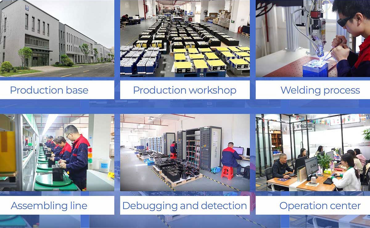 QSO assembling line, debugging and welding process