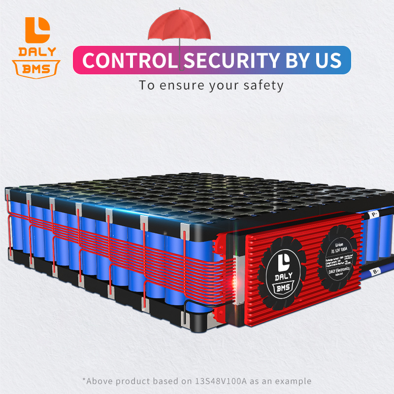 16S 48V BMS 250A 32650 bms 51.2V lithium battery management system board 250A high Current for low speed electric vehicle - image 4