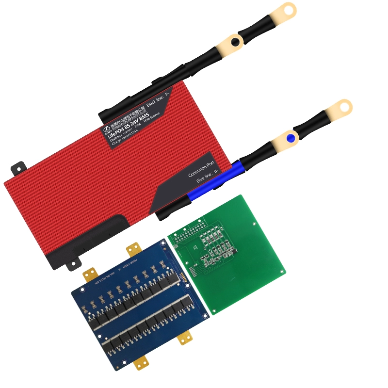 Heißer Verkauf LiFePO4 Bms 8S 24V 250A 200A 100A 150A Balancer PCB Board Hohe Strom Für 3.2V Lithium-Batterie Pack Mit Gemeinsamen Port - image 2