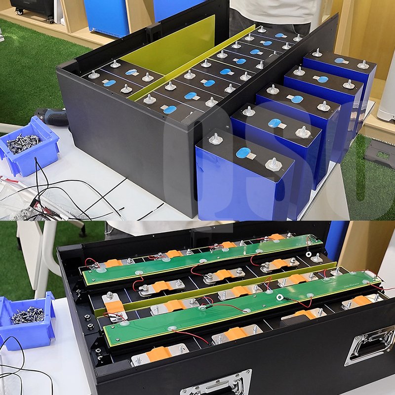 48V 16S Rack Lifepo4 Battery Kit Stackable Type for 48V 300Ah 280Ah 330Ah Energy Storage System Battery - image 2