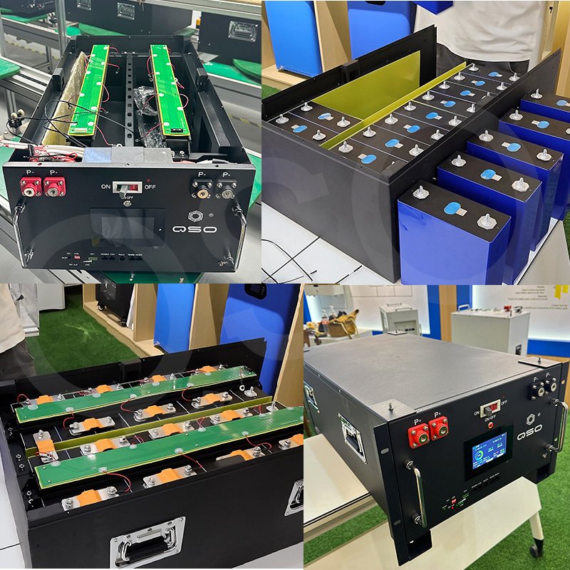 QSO Eu Stock 48V Diy Kit Case 16S 200A Bms/JK/V19/Caja 15kw 16kw 51.2V 340 300Ah 340AH 314Ah 280Ah Xr07 Lifepo4 Battery Box Rack - image 4