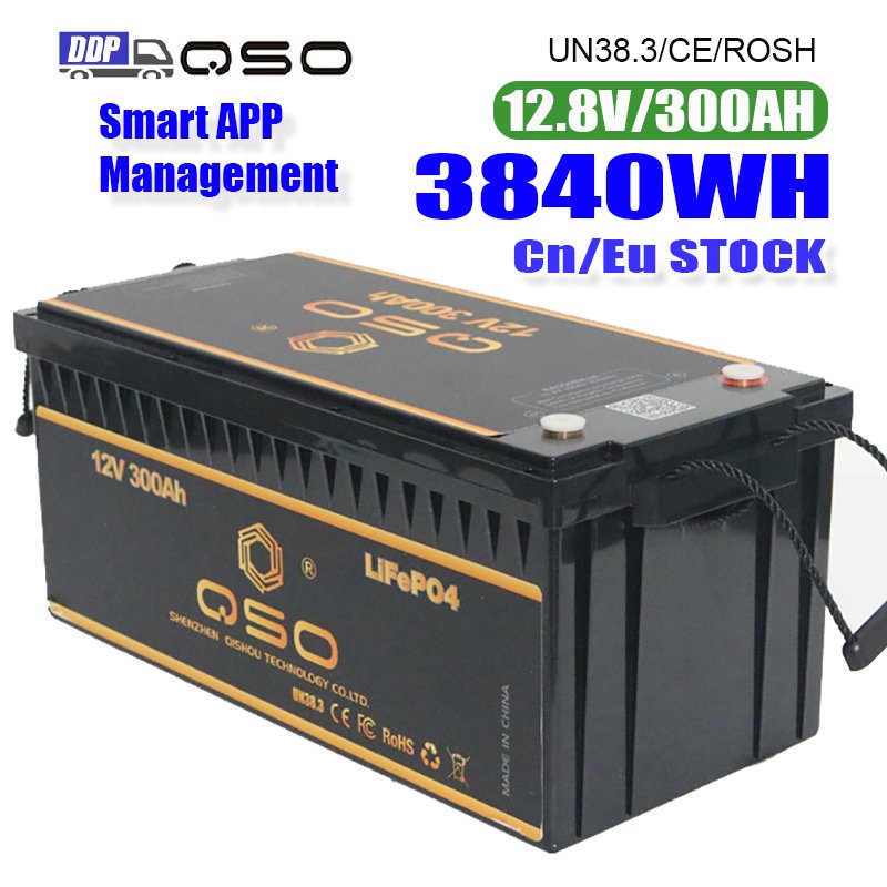 Bms 4S 12.8V 100Ah 200Ah 300Ah 400Ah 600Ah Lipo4 100 200 300 400 600 Ah Paquete De Bateria De Litio 24V 12V Lifepo4 Battery Pack - image 2
