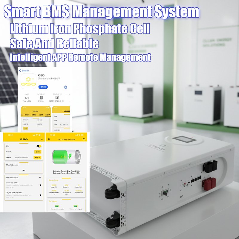QSO 4nrgy Pl-16kwh ESS 51.2V 300Ah 314Ah All-in-One 15Kwh 20Kwh 15 16 Kwh KW 48V LiFePO4 Lithium-Akku für Solaranlage - image 5