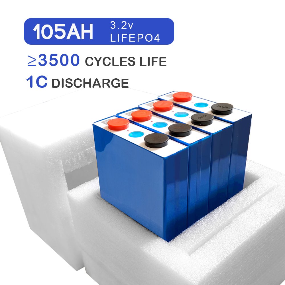 2025 Best Selling Rechargeable Lifepo4 3.2V 50Ah 100Ah 105ah 120ah 135Ah 150Ah Lithium Ion Battery Pack for Solar Street Light - image 2