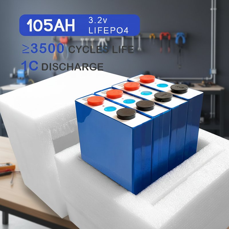 QSO prismatique Lifpo4 105Ah 105 100 150Ah Lifo4 Lfp Lipofe4 50Ah 130Ah 150Ah Calb/Catl 3.2 volts 3.2V 100Ah LiFePO4 batterie - image 2