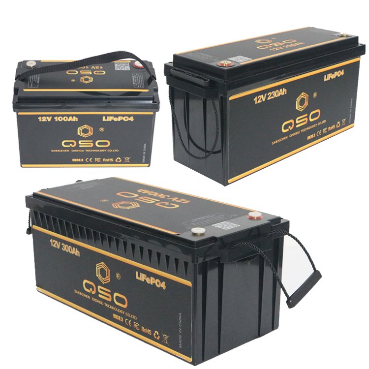 QSO Lifepo4 12.8V 50AH 100Ah 105AH 120AH 200Ah 220Ah 230Ah 400AH 600AH 300AH LFP 24V Solar Lithium Ion 12V Lifepo4 Battery Pack - image 3