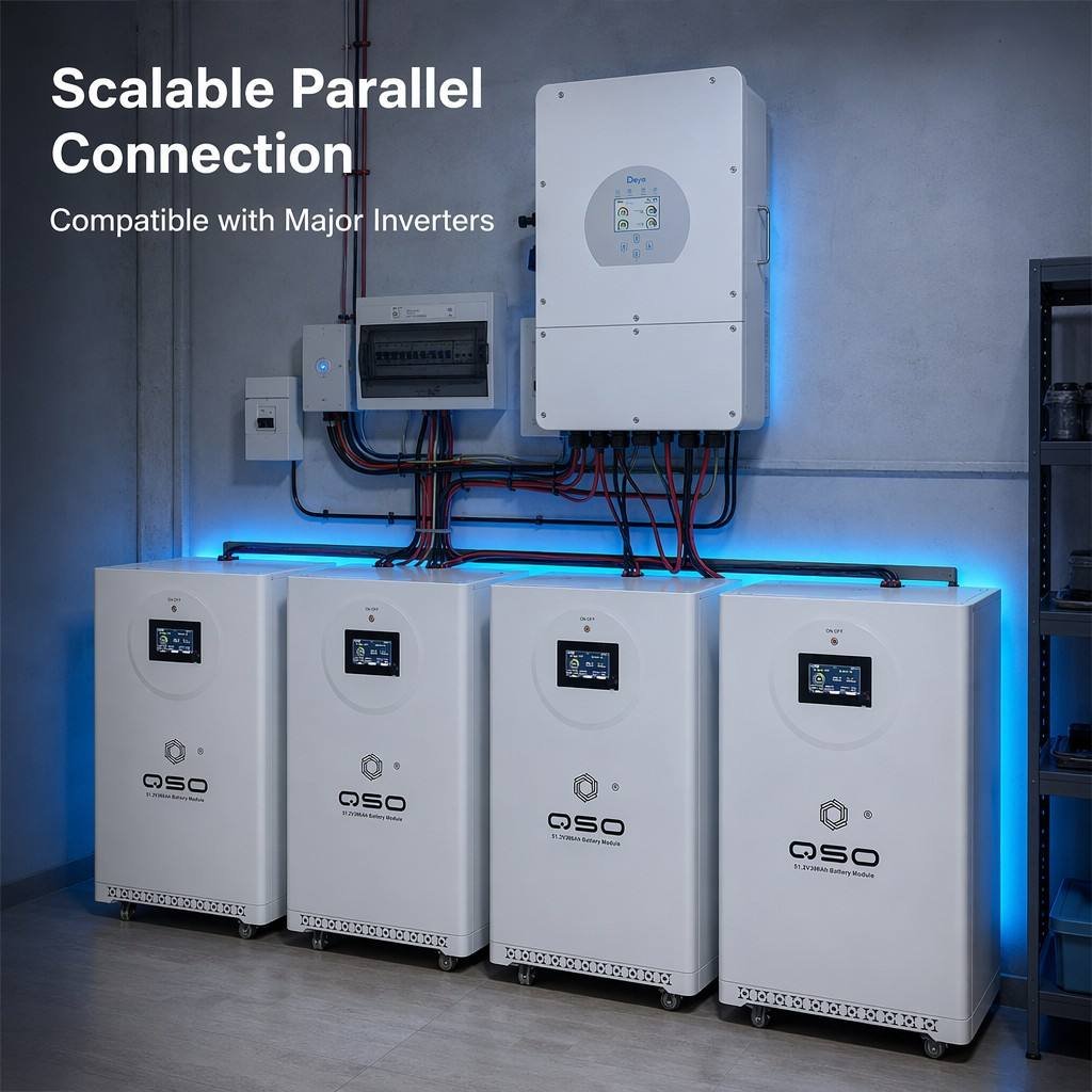Vanessa DIY Baterias LiFePO4 Pack 16KWH 51.2V 314Ah 300Ah 15Kw 16 15 Kwh 15Kwh Home Energy Storage Paquete De 48V Lithium Akku - image 2