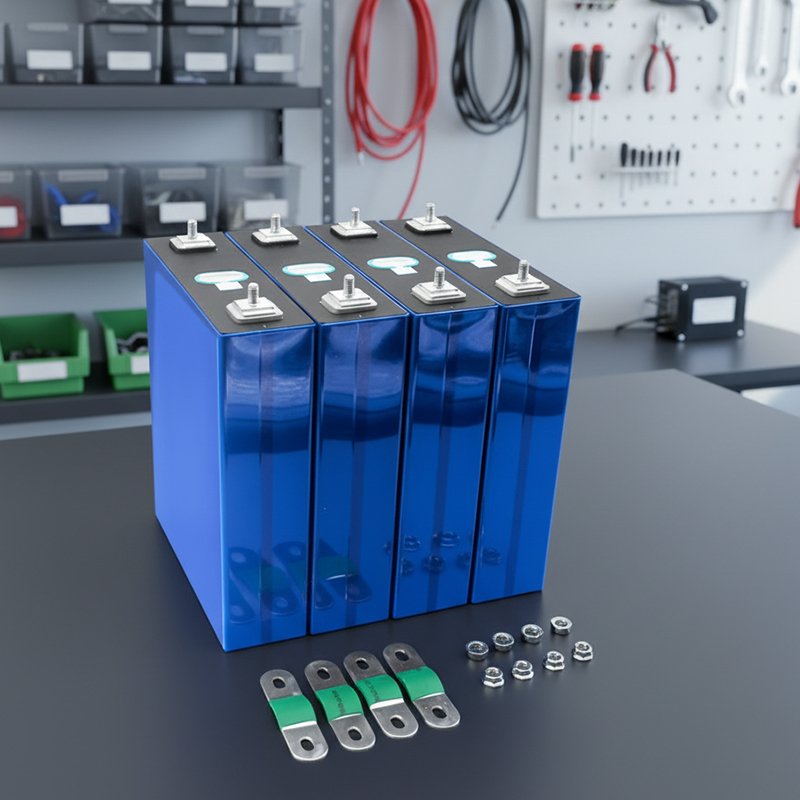 QSO LiFePO4 230Ah 228Ah 220AH 200Qmp 3.2V Ifp 240Ah 200 240 230AH 230A 200Ah Celda Lofepo4 خلية بطارية ليثيوم لصندوق ذاتي الصنع 48 فولت - image 5