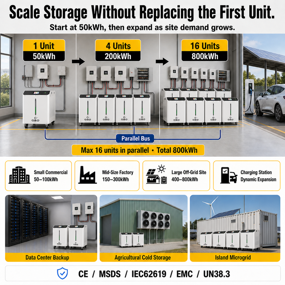 Batterie solaire LiFePO4, 51.2V, 50kwh, 900ah, 942ah, 1000ah, 50kw, 48kwh, 100, 50kwh, KW, 48v, 1000ah, 100kwh, au Lithium, 48V - image 4