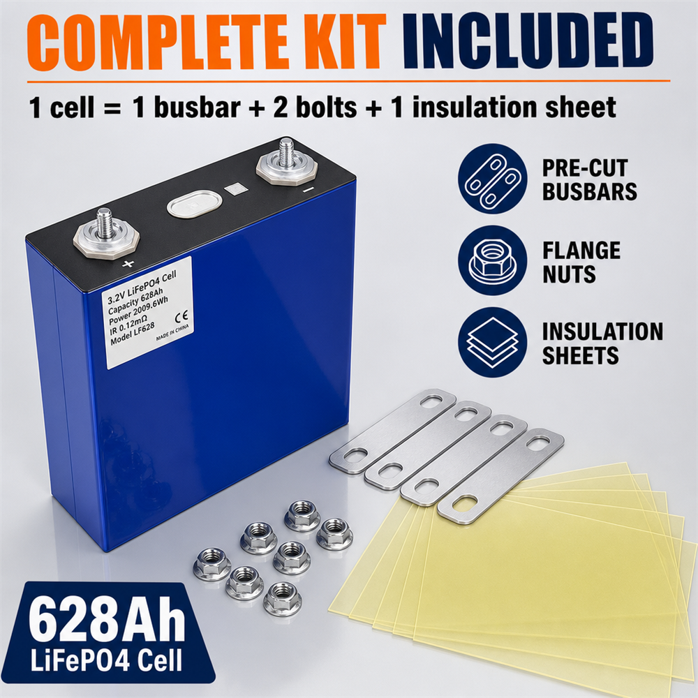 QSO MB56 LiFePO4 668AH 680Ah 668 628Ah 600Ah 587Ah 1175 1175Ah 560Ah 3.2V Evemb56 628AH Bateria de lítio Lipo4 Akku 660AH célula - image 2
