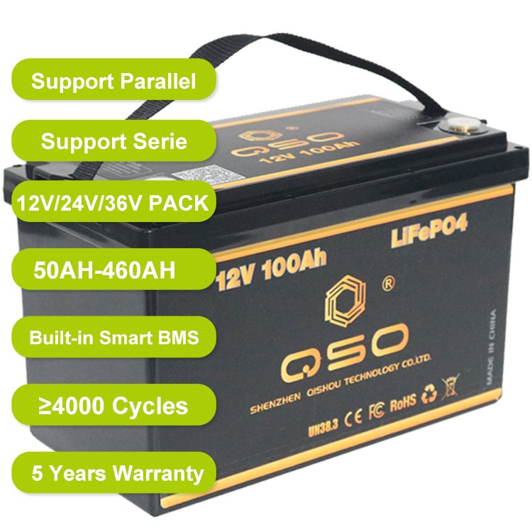 12V 100Ah 120Ah 150Ah 180Ah Golf Cart Bateria De Litio Au 12 Volt 100 Ah 12.8V 80Ah 130Ah Lifepo4 24V Lithium Ion Batteries Pack