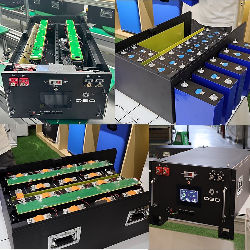 QSO DDP Delivery Philippines Manila 16Kwh 48V Diy Kit Case 16S 200A BMS 314Ah 280Ah 51.2V 15kwh Lifepo4 Lithium Battery Box Rack - image 5