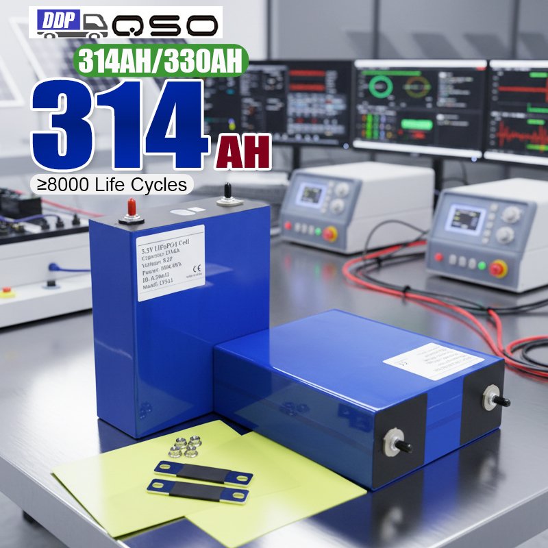 QSO 8000 Cycle Lifepo4 314Ah Lischen Hektary off Grid Tv Gotion/REPT 345AH 314 AH 320Ah Lithium 3.2V 314Ah Lifepo4 Battery Cell