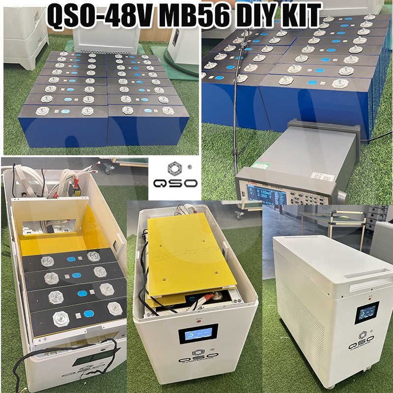 QSO 48 В Mb56 Diy Box Kit Evemb56 16S 560 628 1175 Ач 280 Ач 314 Ач Хитиевый 1175 Ач 560 Ач 628 Ач 51,2 В Пустой чехол для аккумулятора LiFePO4 - image 3