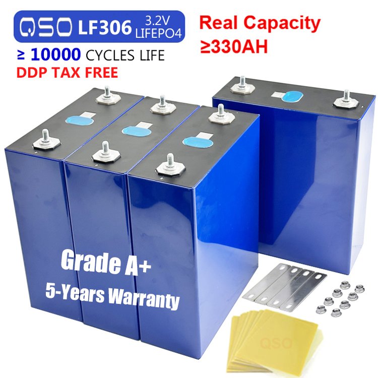 QSO 10000 Cycle Mb30 Lifepo4 306Ah Mb360 Evemb30/Eve306 Mb 30 360 Ah 3.2V Lofepo4 Mb30 360Ah Prismatic Lithium Ion Battery Cell