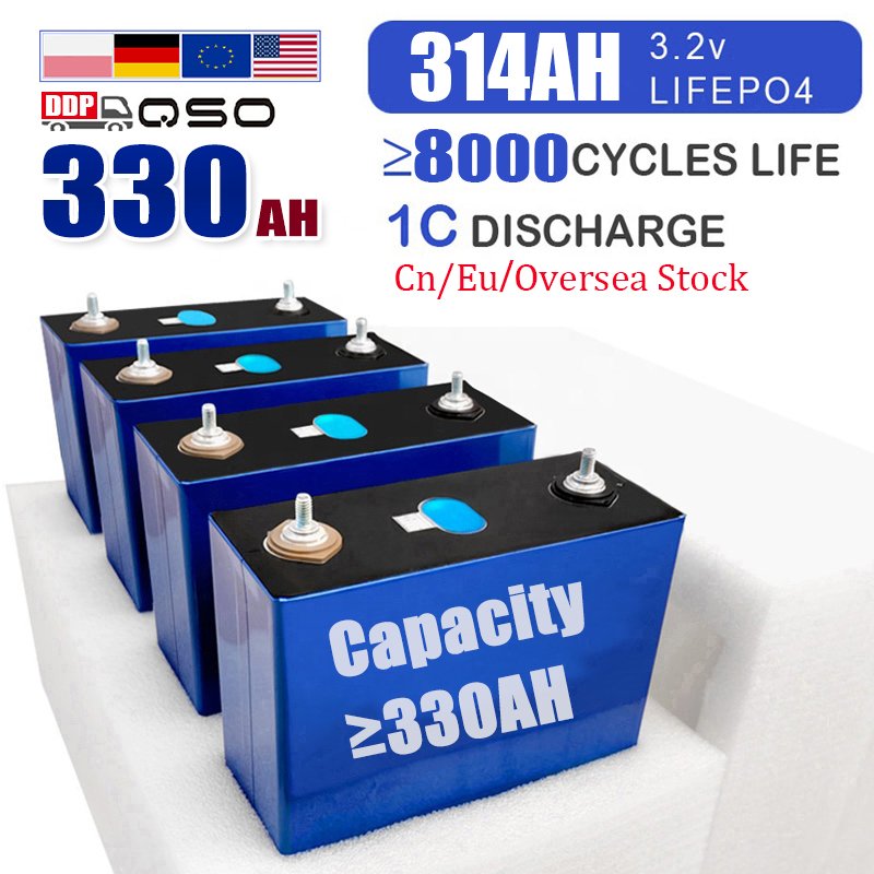 QSO Lifepo4 314Ah MB31 330AH 300A 314A 280Ah 314 Ah Evemb31 Lifpo 4 Lifepo 4 Celdas Lifo4 Lipo4 Cornex 3.2V Lithium Battery Cell