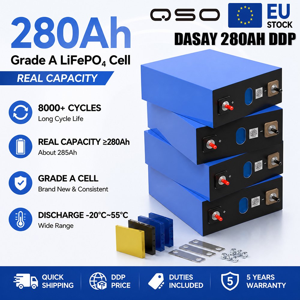 Desay280 Polonya Stok Desay 280Ah LiFePO4 DDP 3.2V 300Ah Lfp 280 300Ah Pl AB Lager Celdas Desay 280Ah Akku Lityum Pil Hücresi - image 3