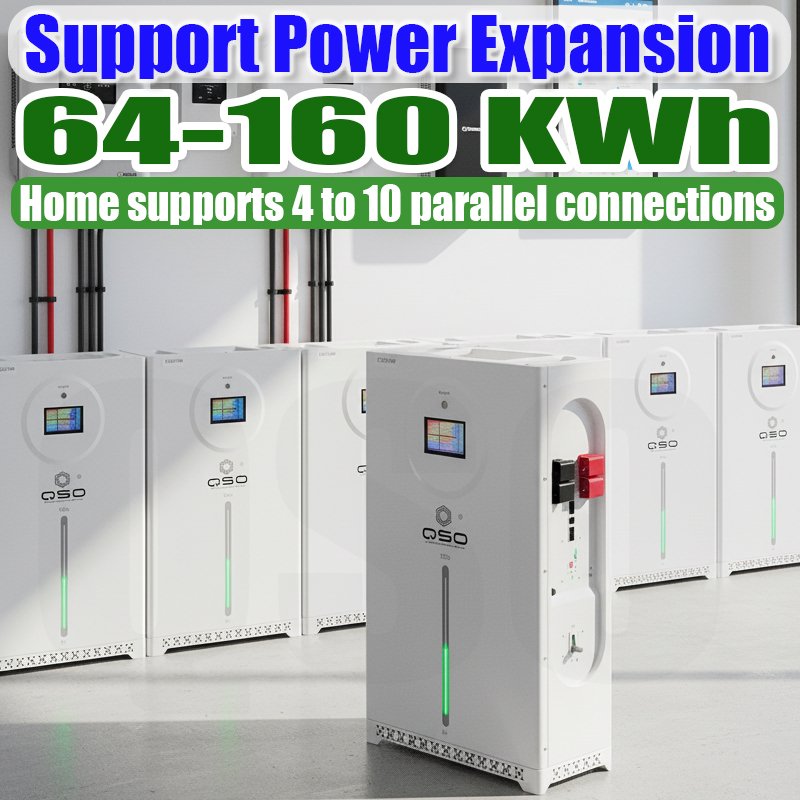 QSO 16Kwh Pacco Batteria Solare Pacchetto Agli Ioni Di Litio 4nrgy ESS 51.2V 314Ah 10Kwh Da 20Kwh 15Kwh 48V LiFePO4 Bateria - image 3