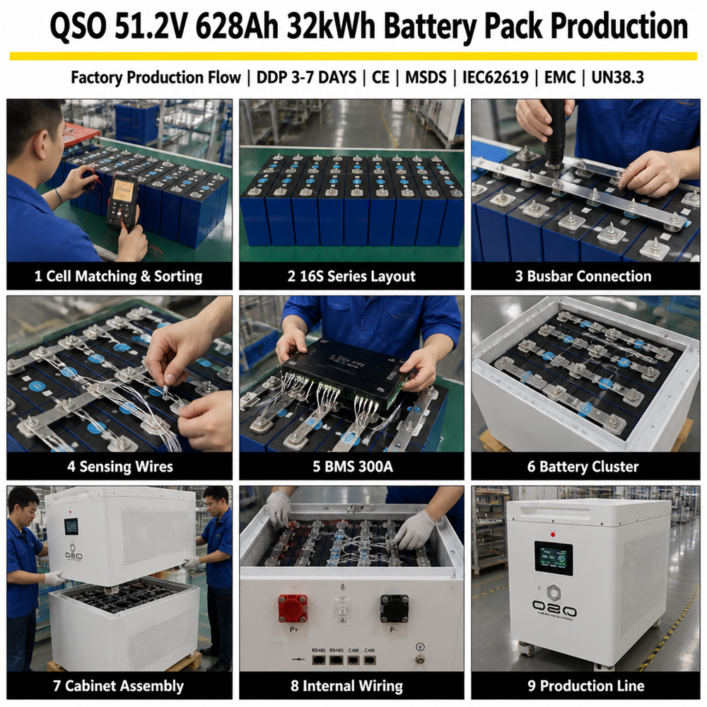 DDP PL Eu Stock 4nrgy 32Kwh 64kwh 64 30 32kwh Kw Hektary Offgrid Poland 4enrgy 32kw ​​Better Ess Solar 48V LiFePO4 Battery Pack - image 5