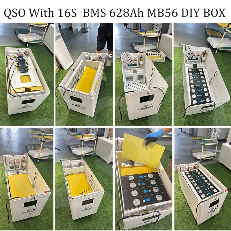 QSO Eu Stock MB56 Diy Kit Boxmb56 16S 51.2V Batterijdoos Caja Evemb56 Lifepo4 Cell 32Kwh Lithium 48V Mb56 Battery Box 628Ah Rack - image 4