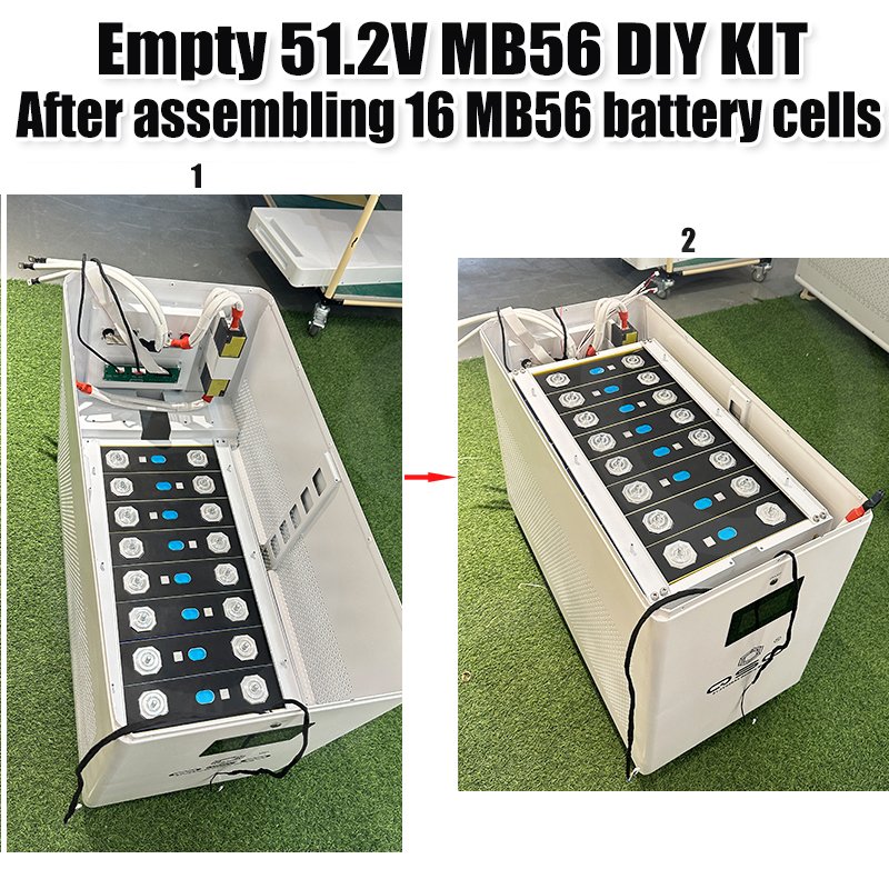 QSO Eu Stock MB56 Diy Kit Boxmb56 16S 51.2V Batterijdoos Caja Evemb56 Lifepo4 Cell 32Kwh Lithium 48V Mb56 Battery Box 628Ah Rack - image 6