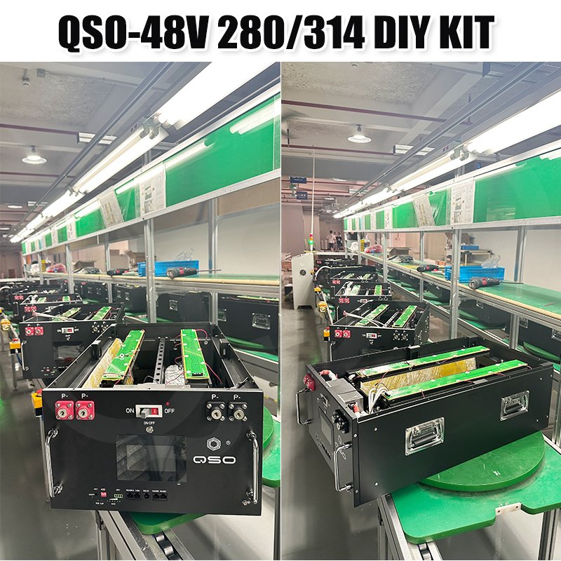 QSO Eu 16S 48V Diy Kit Jk Bms ESS Jkess 320AH 300Ah 340AH 280Ah 314AH 16 15 kwh 15Kw 16kwh 15kwh 51.2V LiFePO4 Batterie Box Rack - image 5