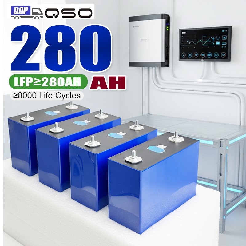 Qishou Poland Us Usa Warehouse Product 8000 Life Po4 3.2V280Ah Eu Lf280K V3 Lifep04 Life4 Lifeo4 3.2V 280Ah Lifepo4 Battery Cell