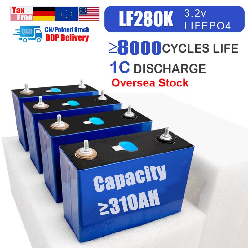 Qishou Us Usa Warehouse 280Ah LF280K V3 280k Lofepo4 Zelle 3.2V 300Ah 310Ah 314Ah 324Ah 320Ah 280Ah Lifepo4 Lithium Ion Battery
