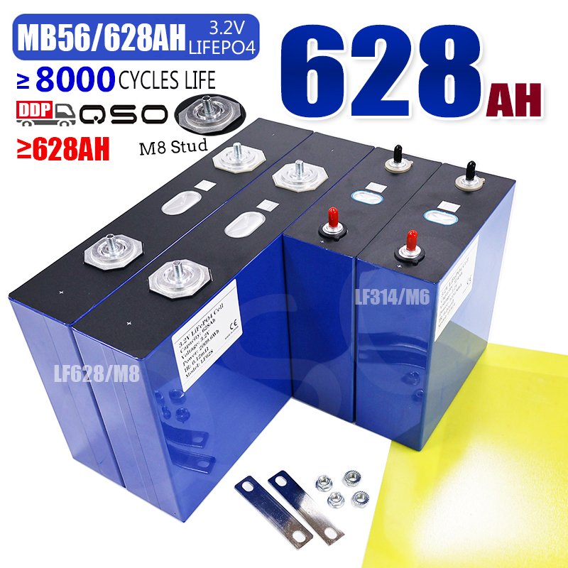 QSO Eu Stock MB56 Lifepo4 628Ah 668Ah MB 56 628 560 Ah 3.2V 1175Ah Lfp 660Ah 560Ah Evemb56 MB56 Prismat Lithium Ion Battery Cell