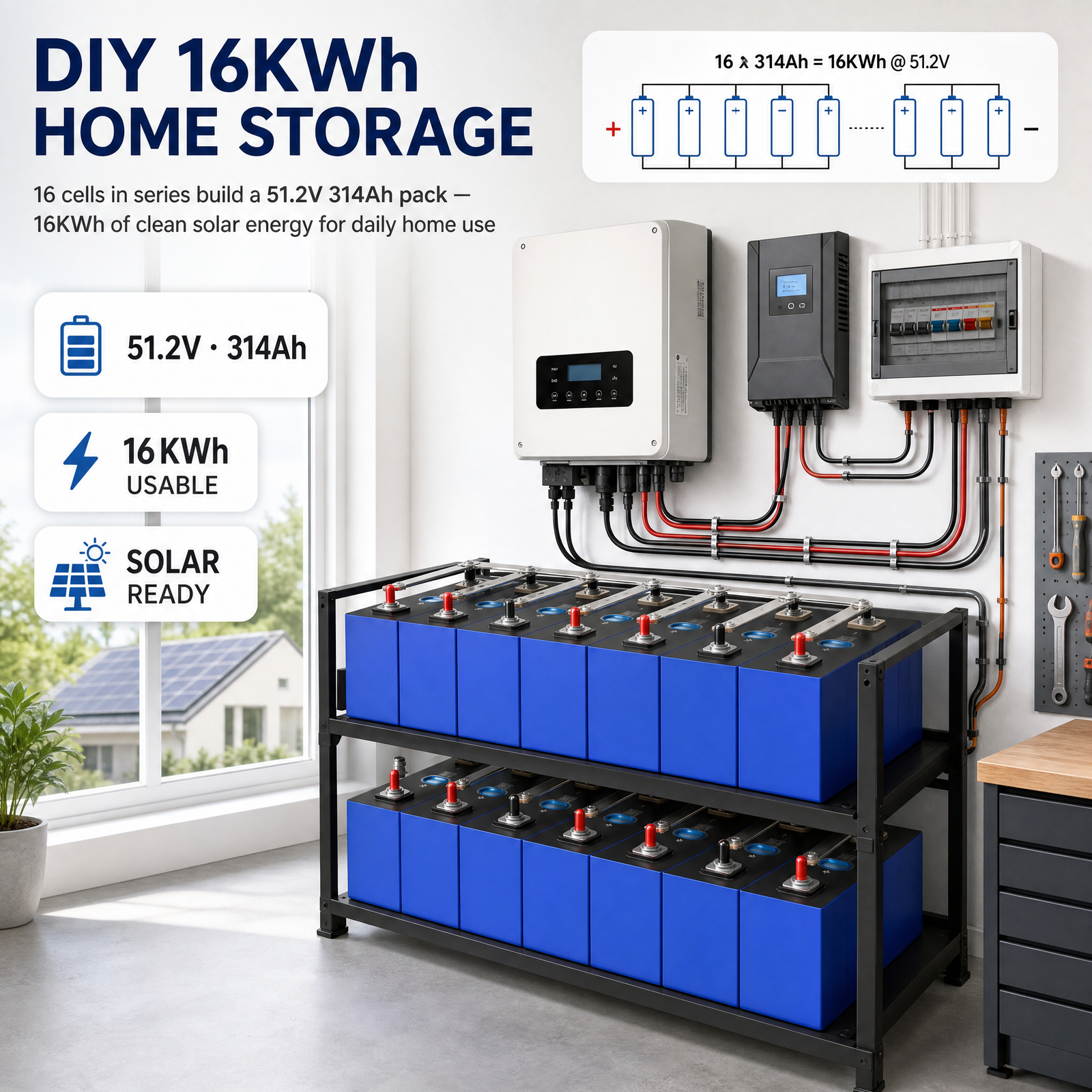 Europa-Lager Eu-Lager Bereit zum Versand MB31 314Ah LiFePO4-Batteriezelle Evemb31/314A 3 De 314Ah Home Solar Lithium LiFePO4-Akku - image 3