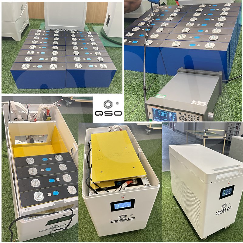 Stock ue 32KWH Kit de bricolage MB56 support de boîtier de batterie avec 16S 300A JK Bms Jkbms V19 Caja 32 30 Kwh KW 628AH LiFePO4 48V boîtier de batterie - image 3