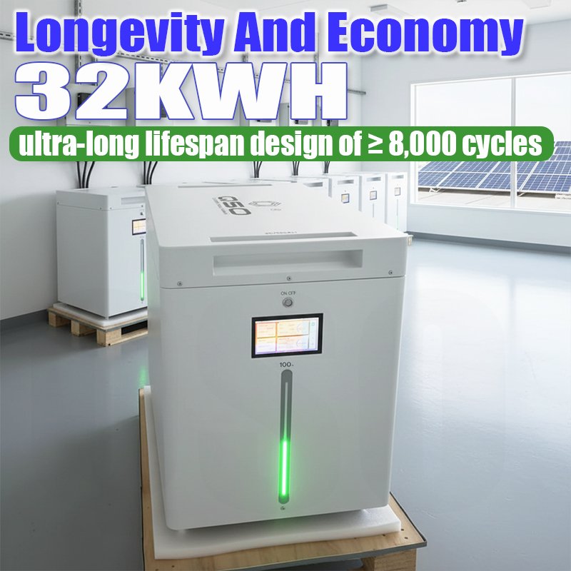 QSO 4nrgy 32kwh 51.2V 314Ah 628Ah 64kwh Pl All in One Betteress Poland Hektary Offgrid 32kwh 48V LiFePO4 Lithium-Akku - image 2
