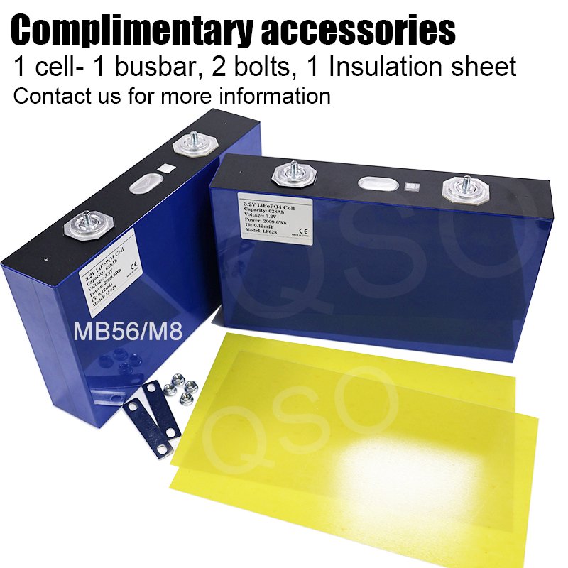 QSO Mb56 Lifepo4 Eu Stock High Capacity 660Ah 680Ah 690Ah mb56 LiFePO4 Cell | 3.2V MB56 628Ah Lithium Iron Phosphate Battery - image 3