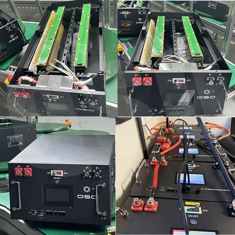 Qso vazio 48v 16s kit diy caja de bateria para batteriekasten 280ah 314ah 51.2v 15kwh 16kwh LiFePO4 caso caixas de bateria & racks - image 4