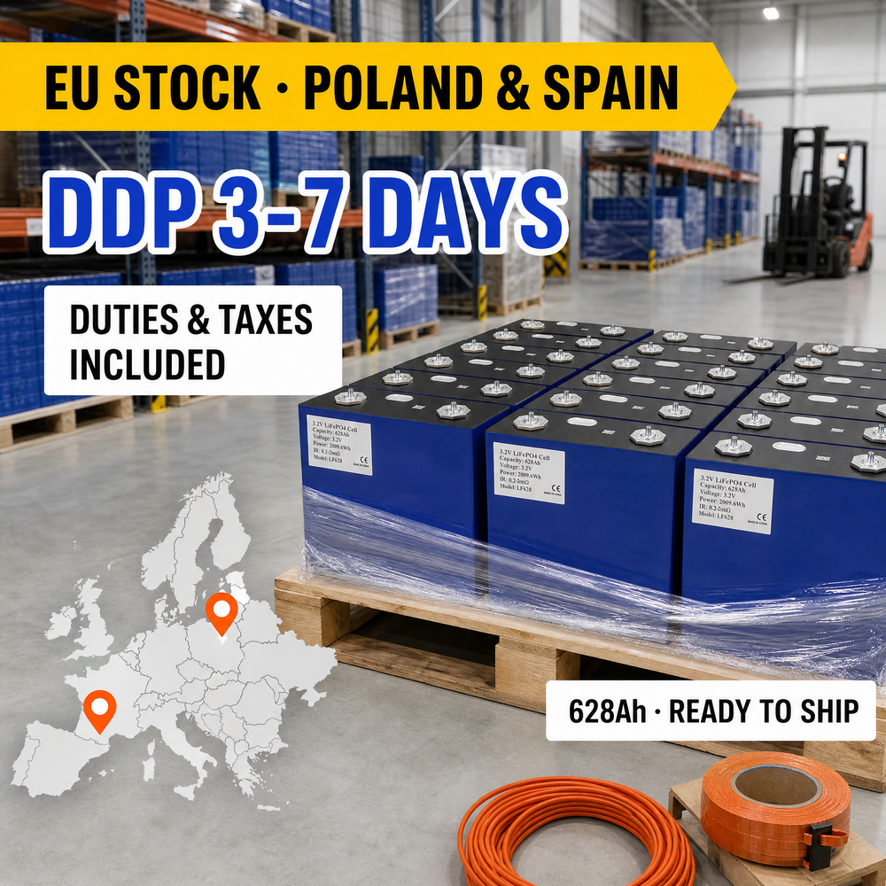Poland DDP Busbar M8 MB56 Lifepo4 668AH MB65 600A Bateria 628A Lifepo 4 Lipo4 3.2V 660AH Batteria Lifepo4 Da 628Ah Lithium Cell - image 5