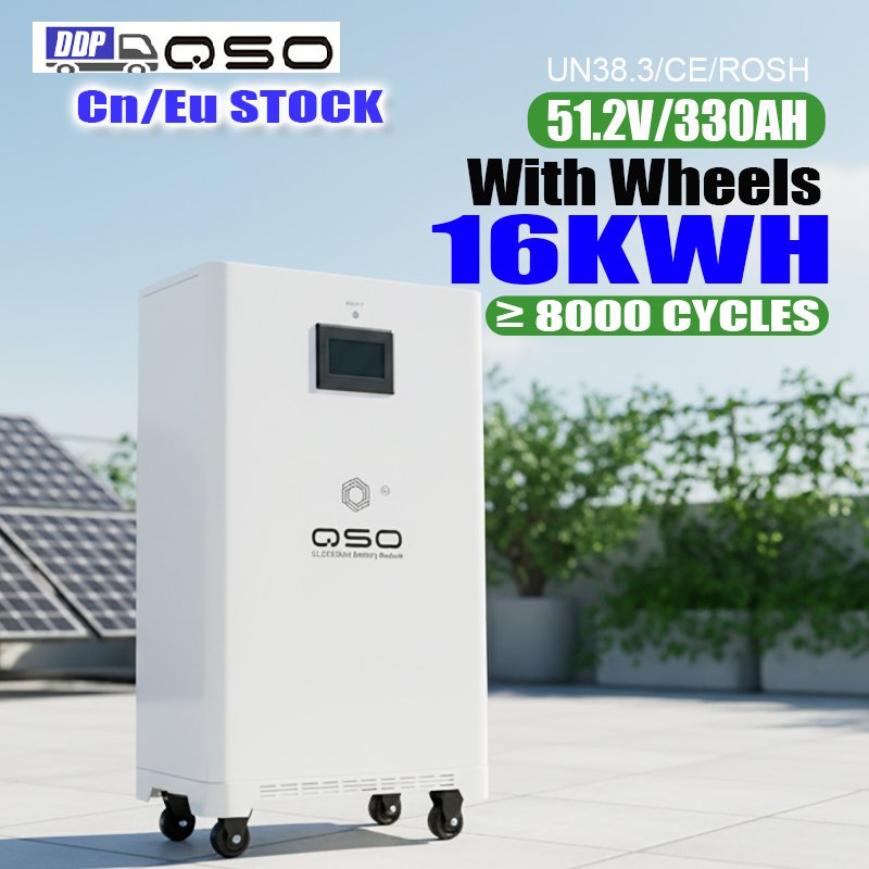 QSO Hektary Offgrid Poland All on One 51.2V 300Ah 314Ah 16 Kwh KW 16Kwh 16Kw 15Kwh Solar Power 48V Lifepo4 Lithium Battery Pack