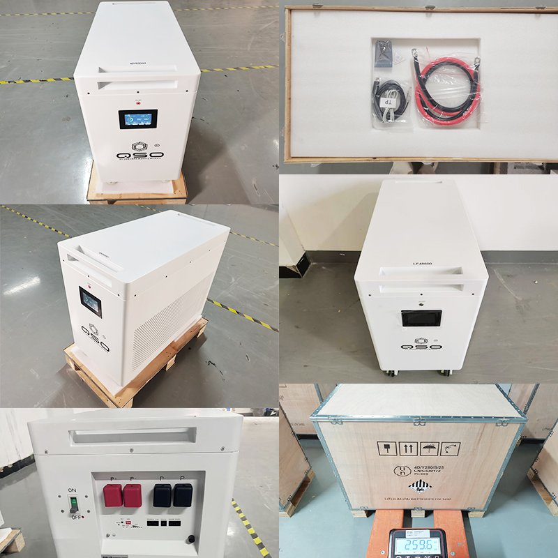 Estoque da ue mb56 32kwh 51.2v bateria de íon de lítio 4nergy 29.8 32 kwh kw fora da grade sistema solar completo para armazenamento de energia doméstica - image 4