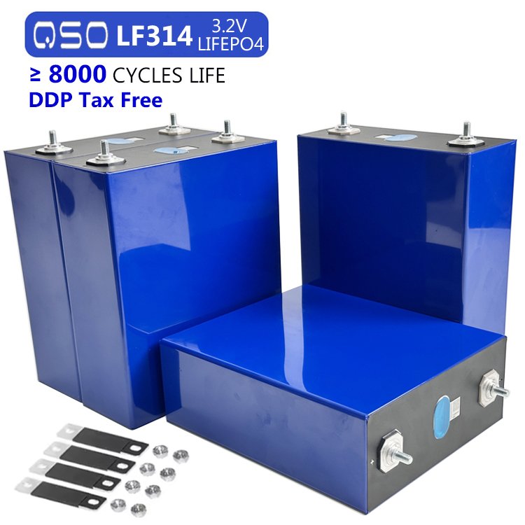 QSO EV Grade 314Ah 3.2V LiFePO4 Cellule de batterie prismatique LFP pour véhicule électrique et stockage solaire - image 2