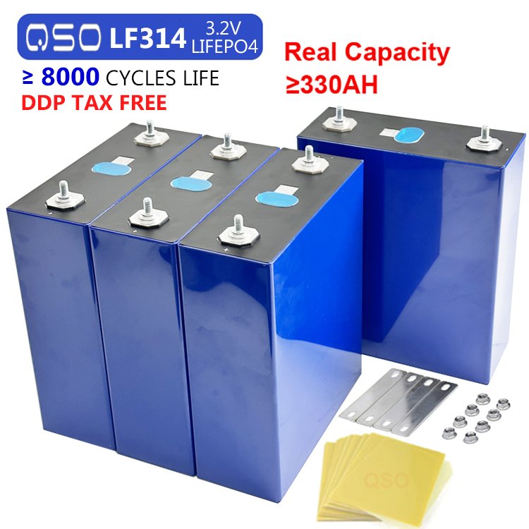 QSO EV Grade 314Ah 3.2V LiFePO4 Cellule de batterie prismatique LFP pour véhicule électrique et stockage solaire - image 3
