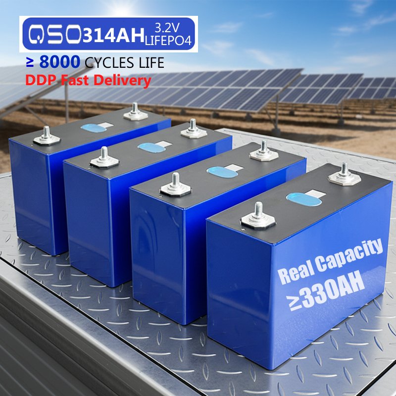 QSO EV Grade 314Ah 3.2V LiFePO4 Cellule de batterie prismatique LFP pour véhicule électrique et stockage solaire - image 5