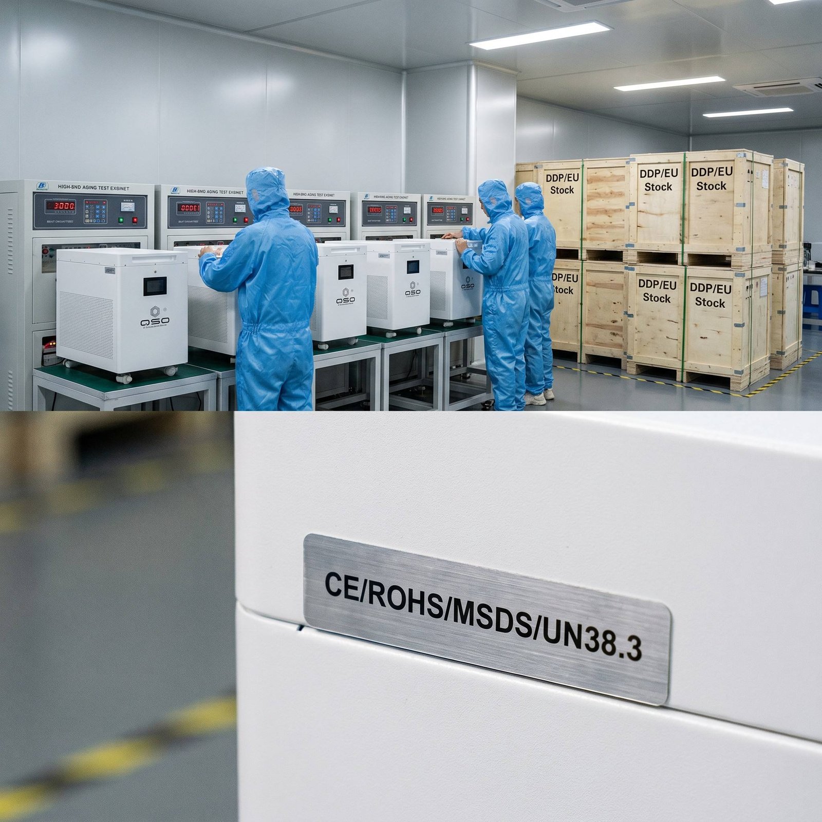 DDP Stock europeo 32Kwh 51.2V628AH 30-kwh-batería De litio Au De 30 Kwh 28 almacenamiento 51.2V 560Ah 28Kwh 48V LiFePO4 paquete De batería - image 5