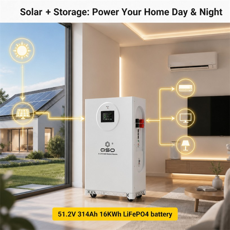 51.2V314Ah 16Kwh Solarspeicher 15Kwh 16 Kwh 48 Volt 20Kwh 48Kwh 150Kwh Solar Lifepo4 48V Lithtech 51.2V Lithium Ion Battery Pack - image 5