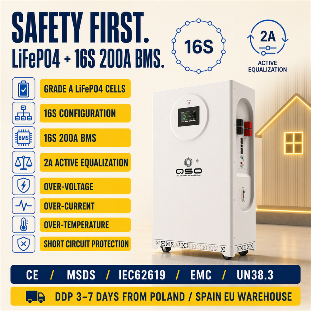 Color White/51.2V 16KWH Battery Pack