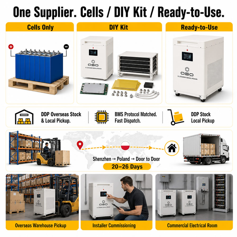 QSO Yeni 2027 AB Stok 32Kwh 51.2V Mb56 Pil Kutusu Caja Batteriebox 16S V19 Jk-pb2a16s30p 668Ah 628Ah 48V LiFePO4 Diy Kiti Kılıfı - image 5